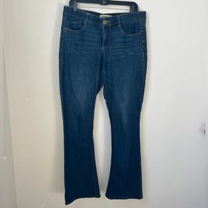 Democracy Ab Solution Bitty Mid Boot Cut Jeans Size 12